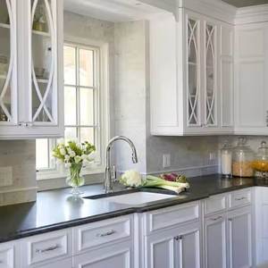 Diseños de gabinetes de cocina modulares asequibles de madera de melamina y PVC con chapa moderna de lujo de Vietnam - Product Image 1