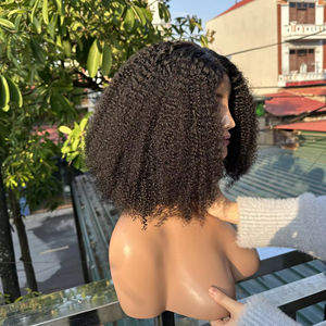 2024 populaire vietnamien perruque Extensions de cheveux cheveux bouclés en couleurs en gros têtes d'entraînement pour femme noire - Product Image 1