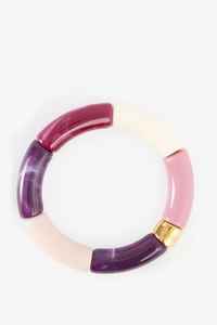 Pulsera de Cuentas Redondas de Resina Hecha a Mano, Joyería Colorida y Ligera - Product Image 5