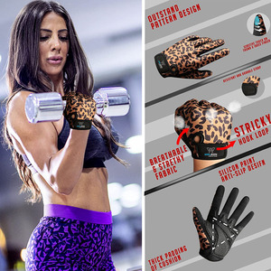 Gants de gymnastique d'entraînement en forme de croix de doigt complet en gros prix bon marché gants de fitness gants de gymnastique d'haltérophilie de doigt complet personnalisés. - Product Image 2