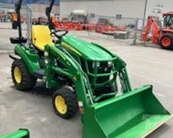 รถแทรกเตอร์มือสองสภาพดี John Deere 1023E ขนาดเล็ก 21.5 แรงม้า ขับเคลื่อน 4 ล้อ ระบบไฮโดรสแตติก รถแทรกเตอร์อเนกประสงค์ขนาดกะทัดรัด ขาย - Product Image 3