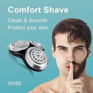 Cabezal de Afeitado de Precisión Plateado de Repuesto con Cuchillas de Doble Capa y Hebilla Metálica para Uso Facial - Product Image 6