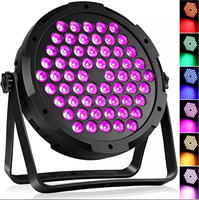 60pcs RGBWA Pleine Couleur Led Par Lumière pour Disco De Mariage En Plein Air Fête Éclairage De Scène DMX 512