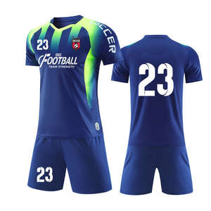 Vente en gros uniforme de maillot de football personnalisé maillot d'entraînement de sublimation respirant ensemble complet d'équipe vêtements de football personnalisables - Product Image 4