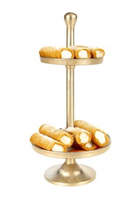 Support à gâteaux en métal de qualité supérieure couleur or idéal pour présenter des gâteaux, des chocolats et des délices sucrés avec style - Product Image 4