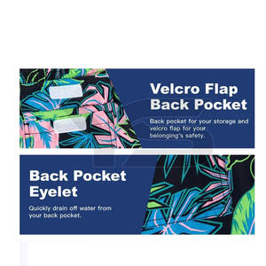 Wholesale OEM Design Sport <b>Shorts</b> 100% Polyester Custom <b>Pattern</b> 2-in-1 Casual Style Pockets Logos Hot <b>Mens</b> <b>Swim</b> <b>Shorts</b> Beach - Product Image 4