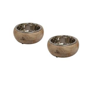 Venta a granel de cuencos y comederos antideslizantes para mascotas, precio al por mayor, cuenco de alimentación de animales hecho de madera amigable a un precio razonable - Product Image 2