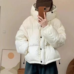 Chaquetas Cortas para Mujer, Nuevos Abrigos Acolchados, Parkas Coreanas de Moda, Chaqueta de Plumón Gruesa, Cálida y Sencilla, Abrigo de Invierno para Mujer - Product Image 4