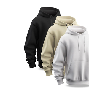Venta al por mayor Premium Heavyweight 100% Cotton Pullover Hoodies para hombres Best Streetwear Basics bordado Technics para la temporada de primavera - Product Image 5