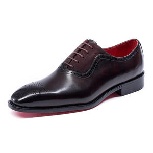Elegantes Zapatos de Vestir de Cuero para Hombre, Oxfords Modernos para Trabajo Profesional y Eventos, Zapatos de Cuero Genuino con Cordones y Suela Antideslizante - Product Image 3
