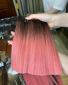 Couleur naturelle 100% VietNam Cheveux alignés sur les cuticules Tisse des paquets de cheveux humains Extensions de cheveux humains pour les femmes noires - Product Image 1