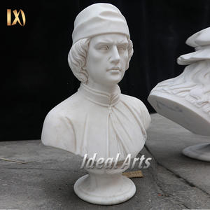 Famosa estatua de busto de Albert Einstein de mármol blanco para decoración escolar de oficina en casa - Product Image 5