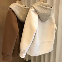 Veste matelassée en polyester épaisse et élégante pour femme, style automne-hiver 2025, avec broderie personnalisée du logo OEM, grande taille