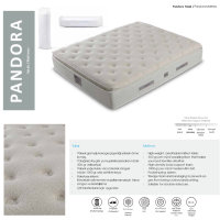 Matelas Orthopédique Double Face en Laine Véritable Respirant avec Surmatelas, Fibres Thermobondées, Mousse Haute Densité, Ressorts Ensachés Durables pour Chambre à Coucher