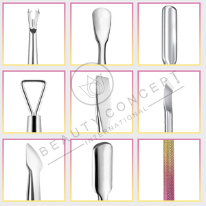 Empujador de cutículas de uñas multicolor de acero inoxidable, Producto popular ecológico, producto personalizado, empujadores de cutículas al por mayor - Product Image 3