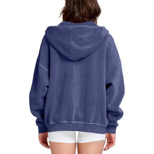 Gran oferta, sudaderas con cremallera con lavado ácido, ropa de calle de moda para hombre, diseño personalizado, chaquetas con capucha y cremallera, ropa de gimnasio, proveedor OEM - Product Image 5