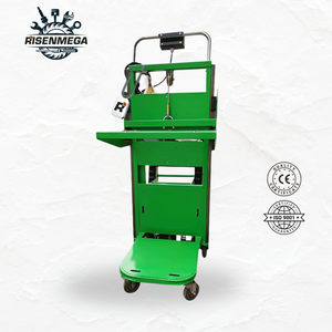 Risenmega 180KG 전기 자동 계단 등반 휴대용 리프팅 기계 사운드 플랫폼 4 륜 트롤리 CE 공장 - Product Image 2