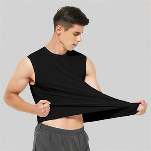 Camiseta Deportiva Casual de Alta Calidad para Hombre, Tejido Elástico que Absorbe la Humedad, Diseños Personalizados, Levantamiento de Pesas, Marca Privada 100% - Product Image 5