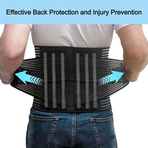 Soporte <span class=keywords><strong>Lumbar</strong></span> de Doble Correa con 8 Varillas de Resorte, Malla Transpirable, Alivio del <span class=keywords><strong>Dolor</strong></span> de Espalda, Moldeador Corporal, para Ejercicio y Oficina - Product Image 2