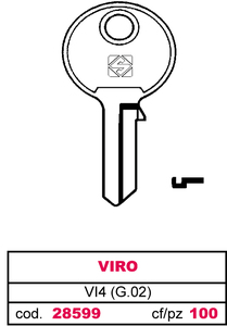 Chiave Asc Vi4 (g.Vac 0) Viro - Product Image 1