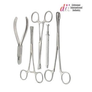 Juego de 9 Instrumentos para Perforaciones Corporales, Certificado por la CCC, Kit Quirúrgico Profesional Manual, Pinzas Penington con 1 Año de Garantía - Product Image 2