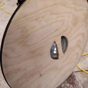 Couteau de camping JEXMOO fait main de 24 pouces en bois et acier à haute teneur en carbone avec design bouclier viking, support OEM/ODM personnalisé - Product Image 4