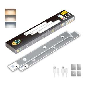 Lampes LED pour armoire de 40 cm, lampes de placard à détection de mouvement - Product Image 1