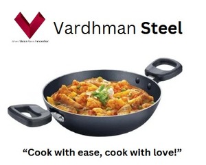 Venta al por mayor de sartenes antiadherentes de doble capa de hierro clásico Kadhai, función sostenible, asas de acero inoxidable, hierro fundido, vidrio y plástico - Product Image 2