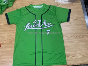 Custom Baseball Jersey <b>White</b> Polyester Short Sleeve <b>Button</b> Front Team Name Printed Unisex Adult Sportswear - Product Image 6