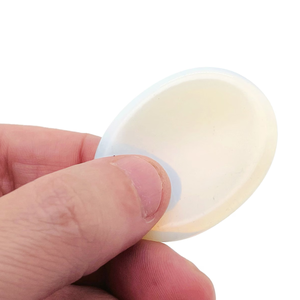 หินโอปาไลต์รูปไข่ทำมือ สไตล์เรกิ หินคริสตัลธรรมชาติสำหรับการบำบัด การทำสมาธิ และบรรเทาความเครียด - ขายส่ง - Product Image 4