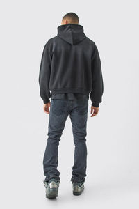 OEM 2025 Meilleure Qualité Personnalisé Hommes Mi Gris Jeans Respirant 100% Coton Marque Détendu Rigide Régulier Flare Vente en Gros - Product Image 2