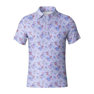 Camisetas Polo Casuales para Hombre, Elegantes y Cómodas, con Estampado por Sublimación, Camisetas Polo de Golf de Alto Rendimiento, Mezcla de Poliéster y Spandex - Product Image 2
