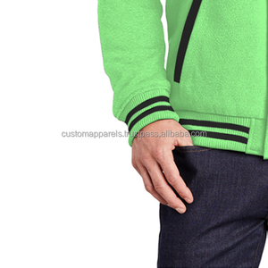 Warm <b>Lined</b> Cotton Varsity <b>Jacket</b> for Men Heavyweight <b>Fleece</b> Winter Bomber Streetwear - Product Image 5