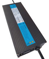 Pengisi daya baterai Lithium 48V 10A bersertifikasi CE KC CB untuk perahu listrik Hidrofoil AC/DC port OTP/OPV/OCP 600W