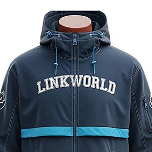 Vente en gros 100% polyester Sweat à capuche coupe-vent surdimensionné pour hommes Design solide avec fermeture éclair et impression numérique pour l'hiver - Product Image 4