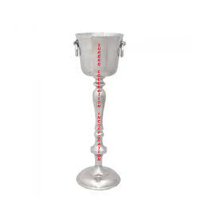 Soporte de enfriador de vino pulido de acero inoxidable con cubo de hielo al por mayor y proveedores - Product Image 6
