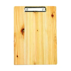 Thinned cedar wood clipboard