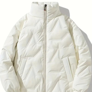 Meilleures ventes de veste d'hiver personnalisée pour hommes, nouveauté veste en cuir avec décoration en fourrure veste de service OEM pour hommes - Product Image 1