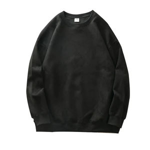 Sweat-shirt à col rond pour homme de qualité supérieure, 100% coton, toucher de laine fine, léger, respirant, décontracté, pull, streetwear, vente en gros - Product Image 5