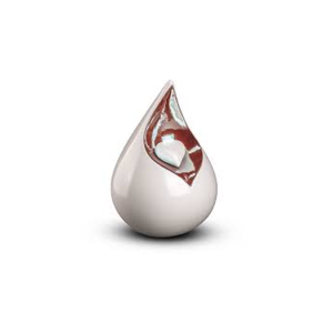 Urnas de cremación de lágrima de diseño moderno para encimera de inauguración de la casa hechas de recuerdo de metal puro disponible al por mayor - Product Image 4