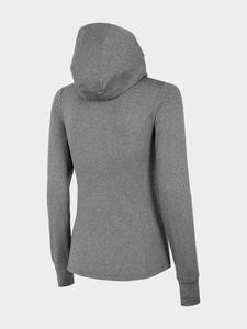Sudadera con capucha de hombro caído de entrenamiento para mujer gris Premium personalizada sostenible sudaderas con capucha en blanco antiarrugas y transpirables para mujer - Product Image 6