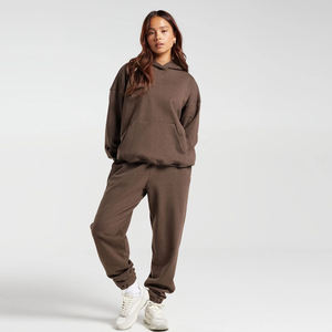 <b>Women</b> <b>Fleece</b> <b>Hoodie</b> Brown Marl Premium Quality Pullover <b>Hoodie</b> Long Sleeve Streetwear for Winter Comfortable Breathable Cotton - Product Image 4