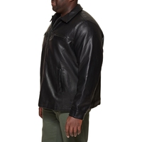 Blouson en cuir de mouton pour homme, imperméable, coupe-vent, respirant, avec broderie, couleurs personnalisées, service OEM, hiver, moto