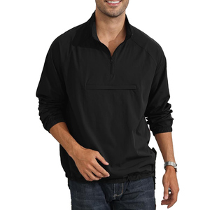 Custom Autumn Men's Half Zip Clothes Lightweight 1/4 Zip Pullover Long Sleeve Golf Quarter Zip Pullover - Product Image 2