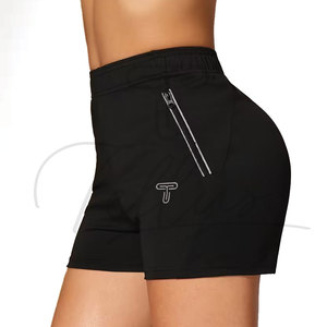 กางเกงขาสั้นออกกำลังกายผู้หญิงทรงหลวม ระบายอากาศ กันลม เอวสูง ผูกเชือก น้ำหนักเบา ปรับแต่งได้เต็มที่ - Product Image 5
