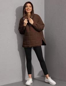 Surdimensionné Pull Puffer Veste pour Femmes à Manches Longues Matelassé Hoodies Manteaux D'hiver Survêtement - Product Image 4