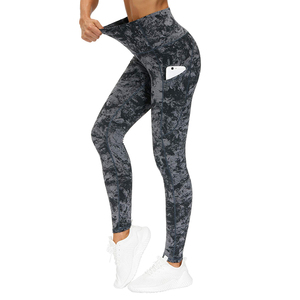 Nouveautés Leggings de yoga taille haute à camouflage Leggings sans couture avec logo personnalisé pour femmes - Product Image 1