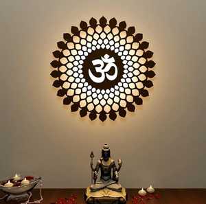 Metal hecho a mano MDF decoración de pared de madera latón único aluminio Mango Acacia Pino excelente artesanía para colgar en la pared - Product Image 5