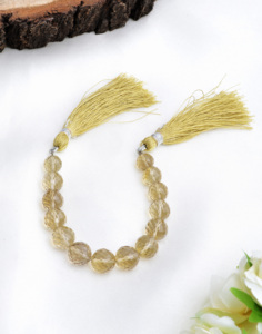 ลูกปัด AAA ทรงเหลี่ยมเพชรพลอยเบียร์น้ำผึ้งธรรมชาติสำหรับการทำเครื่องประดับอัญมณี - Product Image 6