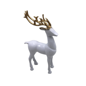 Nouvelle conception Mehroon renne en aluminium fini pour dessus de table maison et décoration de noël ornement en vrac fait à la main - Product Image 4